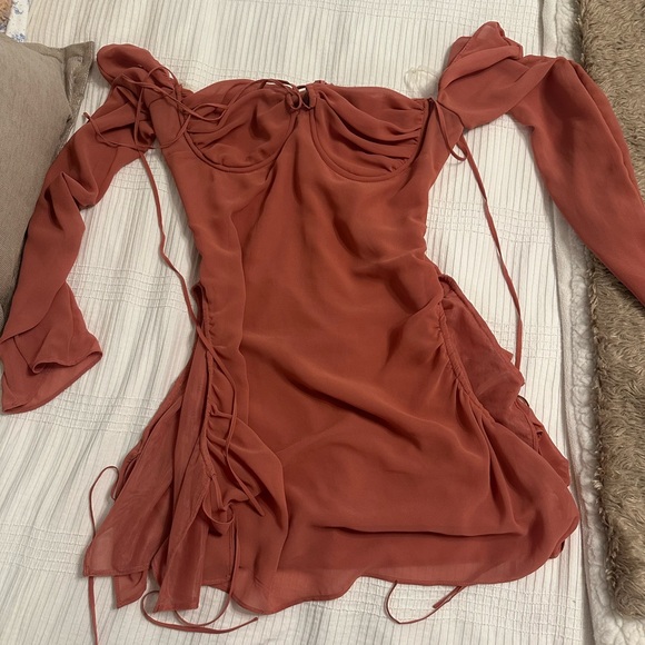 House of CB Blush Pink Mini Dress - Picture 2 of 2